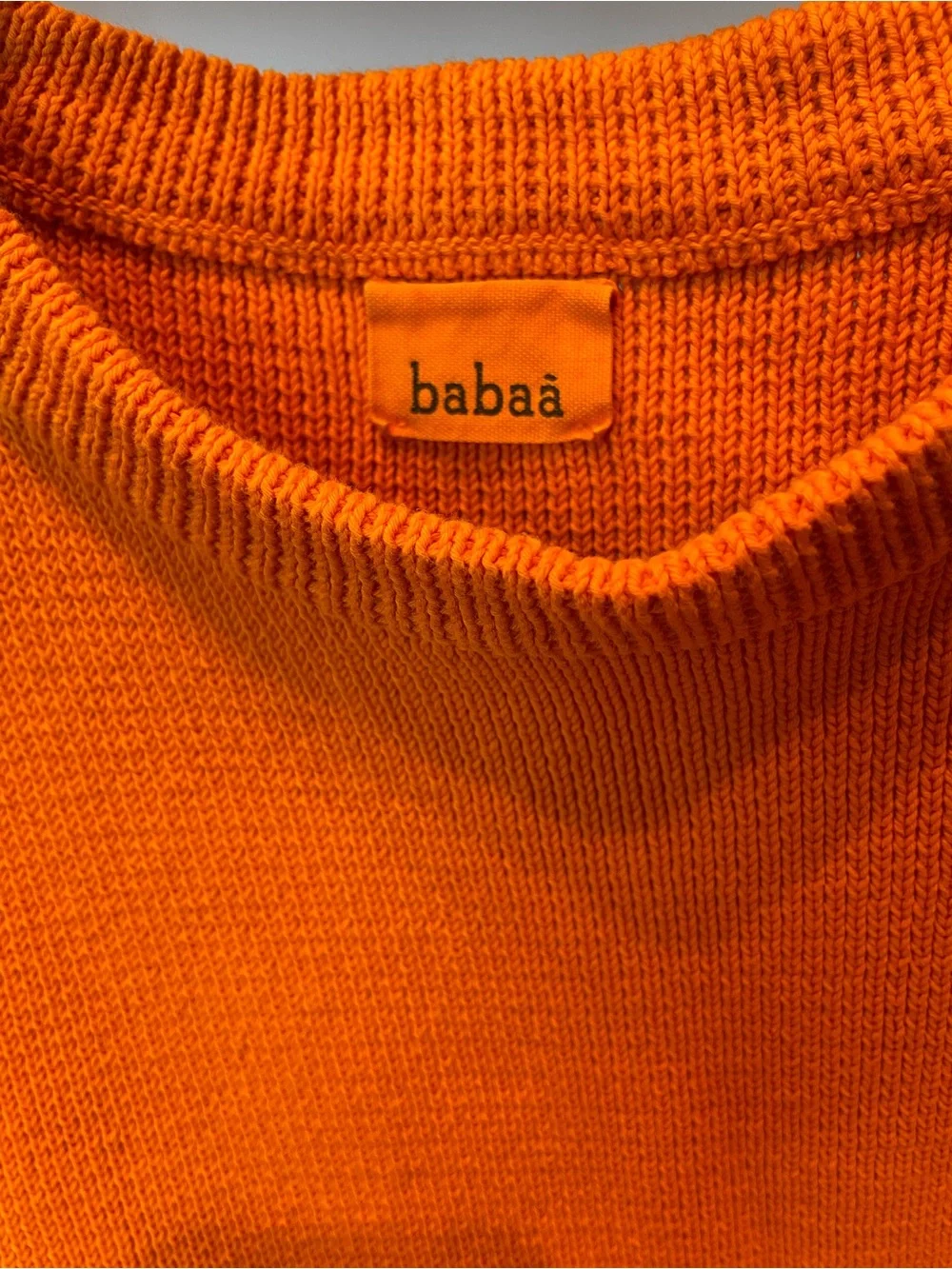 BABAA Jumper No35 In La Condesa babaà Eco-Color Chunky Cotton Knit Tee 2021 OS